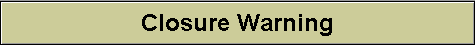 Closure Warning